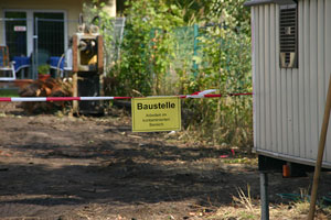 Phase-II-Baustellenschild-Schwarzbereich