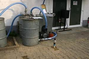 Phase-III-Bodenluftabsaugversuch